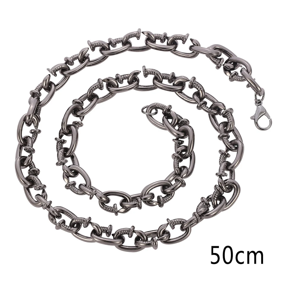 Hip Hop Trend Rap herenarmband, overdreven trendy voor de nachtclub met nagelaccessoires en persoonlijkheid.