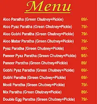 Angel Food & Parathe menu 1