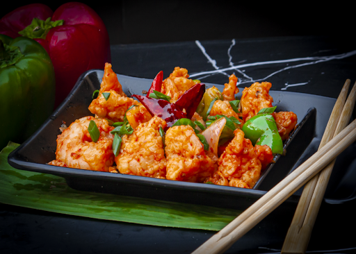 Singaporean Chilli Prawns