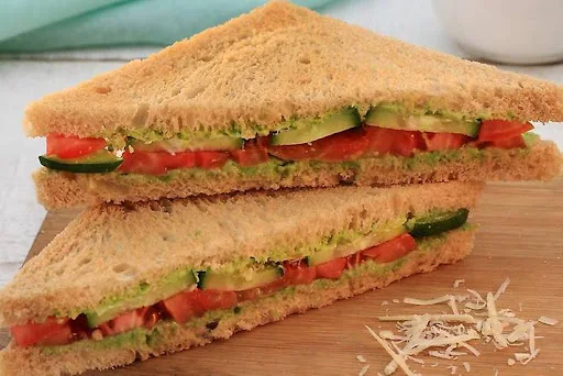 Cheese Chutney Whole Wheat Sandwich