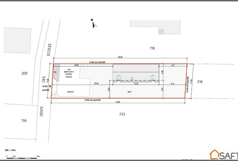  Vente Terrain à bâtir - 523m² à Fontenay-Saint-Père (78440) 