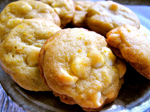 Orange White Chocolate Chip Cookies! YUM