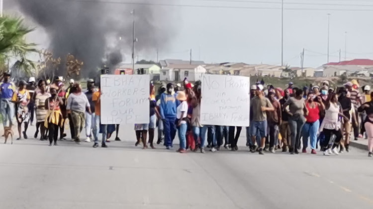 Motorists have been warned to steer clear of Addo Road where there is currently heavy protest action.