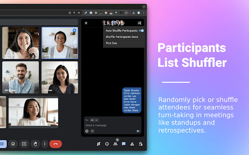 Better Chat: Chat Power-Ups for Google Meet™ screenshot 6