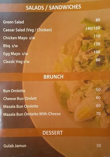 The Butcher menu 