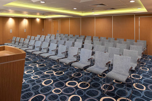 Celebrity-Infinity-Conference-Center - The Conference Center aboard Celebrity Infinity is designed to host business meetings or training seminars. 