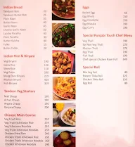 Punjabi Touch Express menu 2