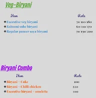 Biryani Central menu 1