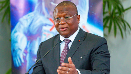 Communication and Digital Economy Minister Amadou Coulibaly.