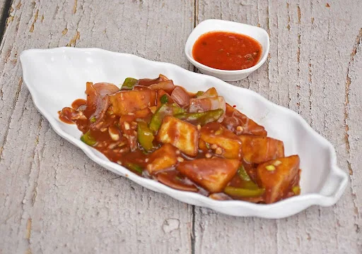 Chilli Paneer Dry [8 Pieces]