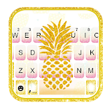 Cover Image of Unduh Golden Pineapple Keyboard Theme 1.0 APK