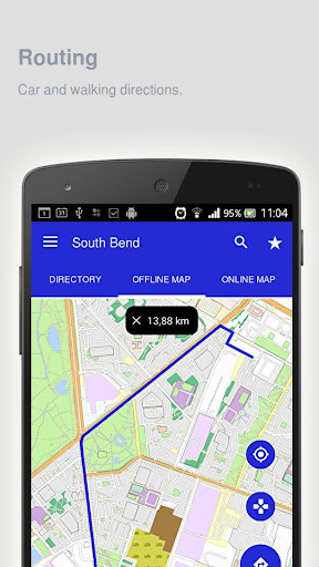 免費下載旅遊APP|South Bend Map offline app開箱文|APP開箱王