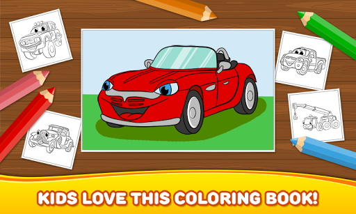 Boys Coloring Book: Cars