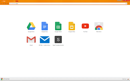 GR Orange Chrome Theme