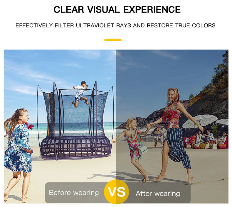 Lunettes de soleil hip hop UV en boîte, pour un look branché et une protection oculaire optimale lors de vos journées ensoleillées.