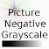 Picture Negative Grayscale icon