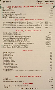 Alkauser Muglai Foods menu 2