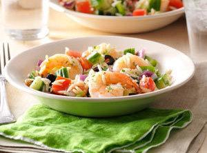 Garlic Shrimp & Orzo Salad Recipe photo by Taste of Home