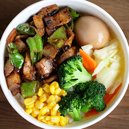 🌶️ 103.Pork & Shishito Pepper Rice Bowl 農家小炒肉飯 