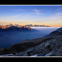 Alba sul Monte Bianco di 