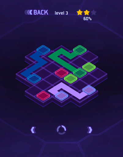 Flow Dots : Cyber Lines 3D