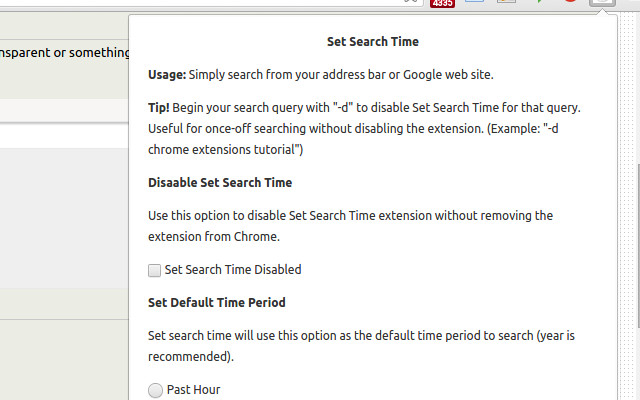 Set Search Time Preview image 1