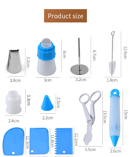 Title 5, Stainless Steel Mounted Flower Mouth Set 66-Pie...