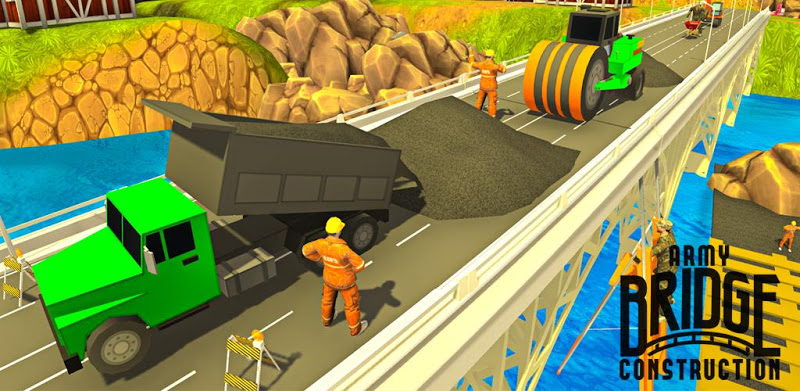 US Army Bridge Construct River Road Simulator