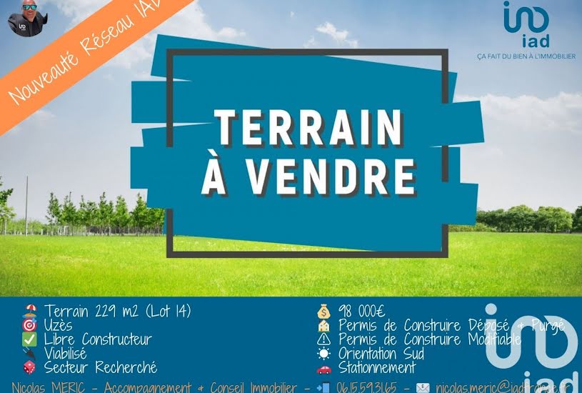  Vente Terrain à bâtir - 229m² à Uzès (30700) 