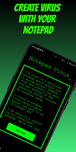 NotePad Virus - v1.1