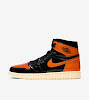 air jordan 1 black orange