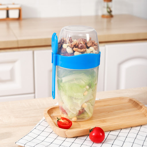 Title 9, Large Capacity Salad Cup With Spoon Lid. Enjoy ...