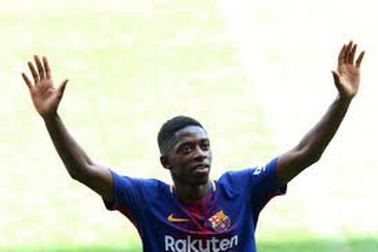 Ousmane Dembélé heureux de sa première avec le Barça