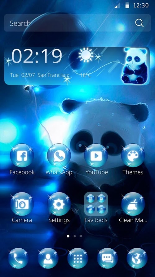 Android application Night Panda screenshort