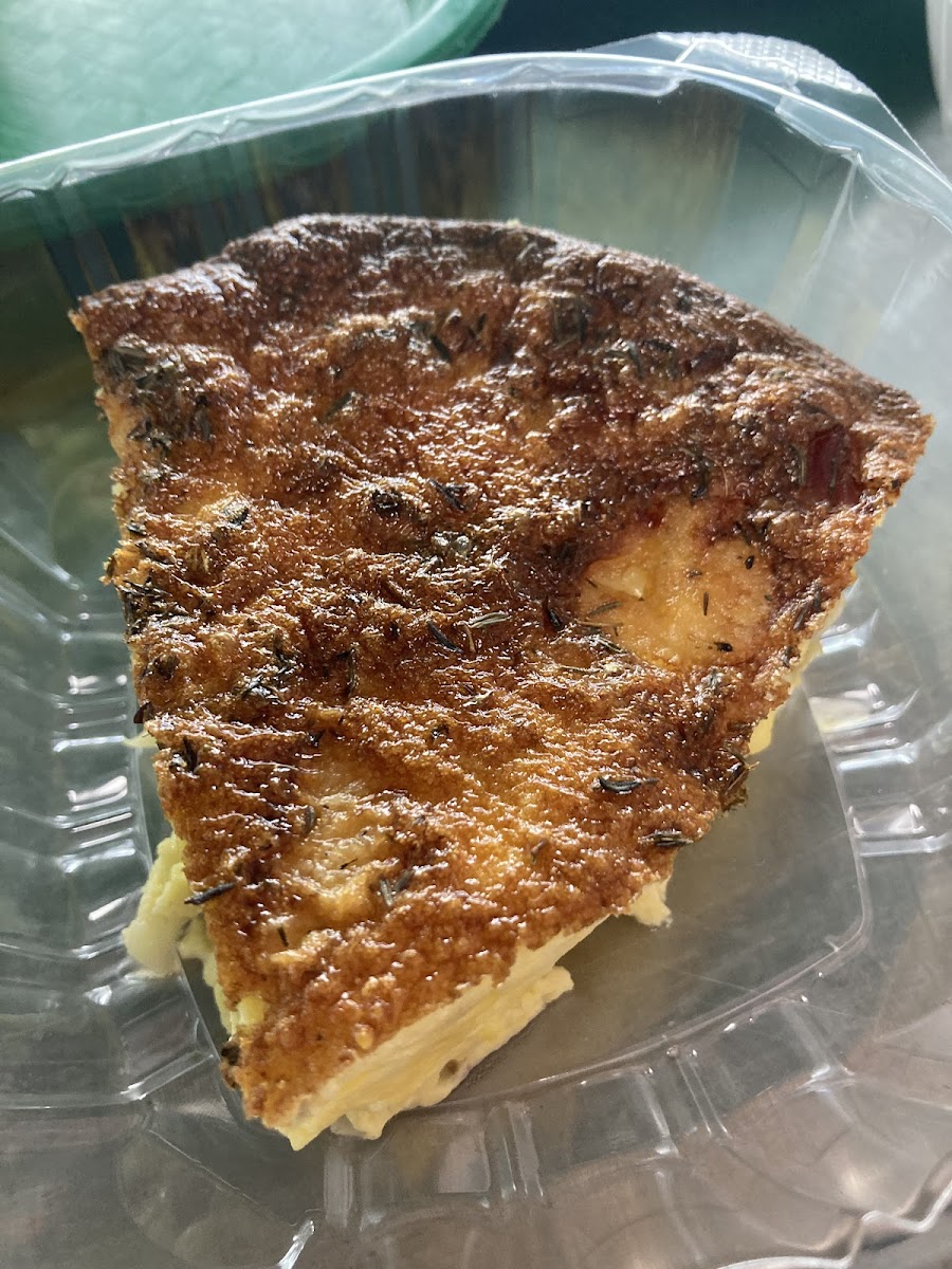 Gluten free crustless Quiche