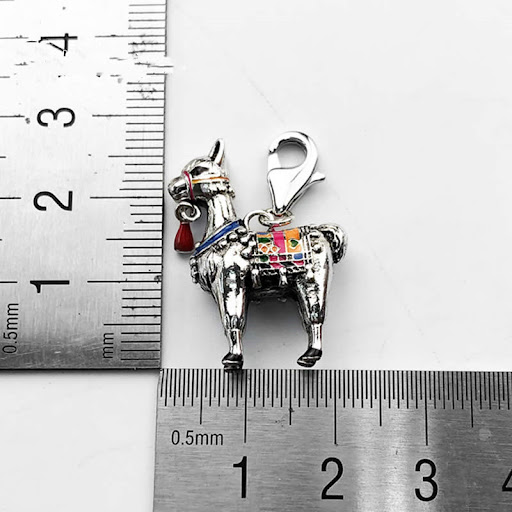 Title 4, 3D Grass Mud Horse Alpaca Pendant for Men and W...