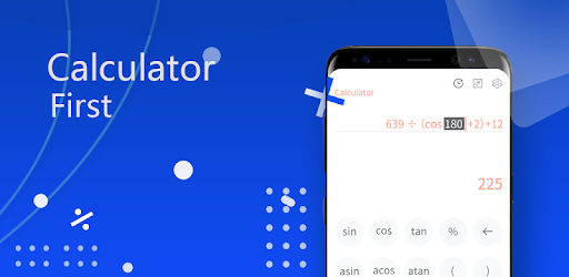 First calculating