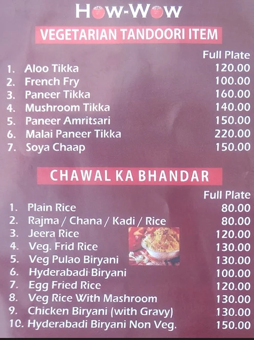 Titu Restaurant menu 