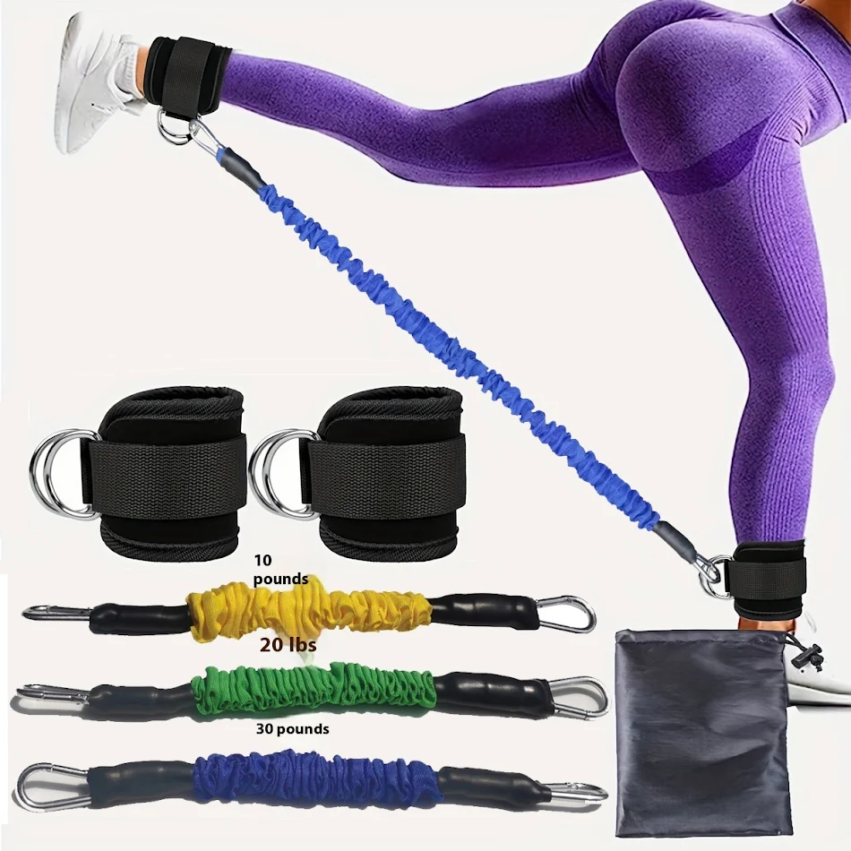 Leggings avec Anneau de Cheville, Sangles et Boucle de Pied. Entraîneur Gantry pour renforcement musculaire des chevilles et des pieds. Améliorez vos performances.