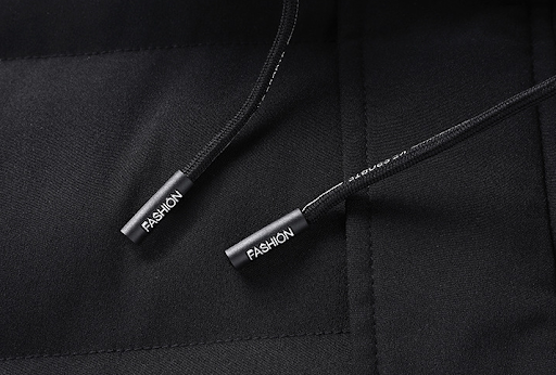 Title 4, Short Cotton Jacket with Detachable Hood Everyd...