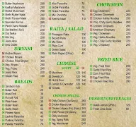 Chawlas 2 menu 1