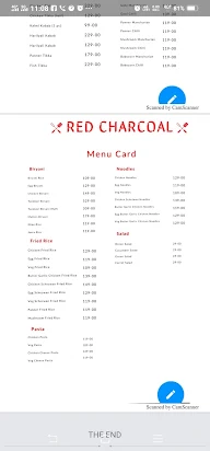 Red Charcoal menu 1