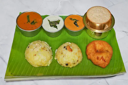 Pongal + Medu Vada (1pcs) + Filter Coffee