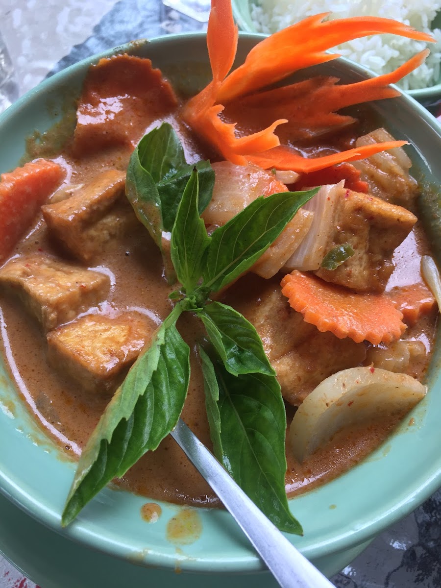 Massaman curry with tofu