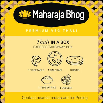 Maharaja Bhog menu 