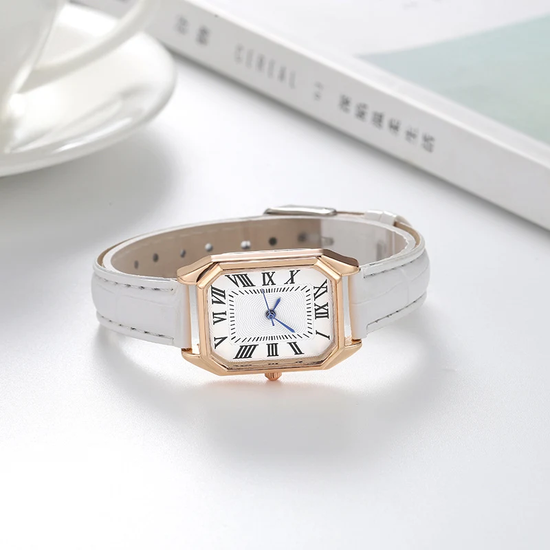 Dames retro mode horloge met eenvoudige elegantie. Klassiek design, tijdloze stijl. Perfect voor elke gelegenheid. Maakt jouw look compleet.