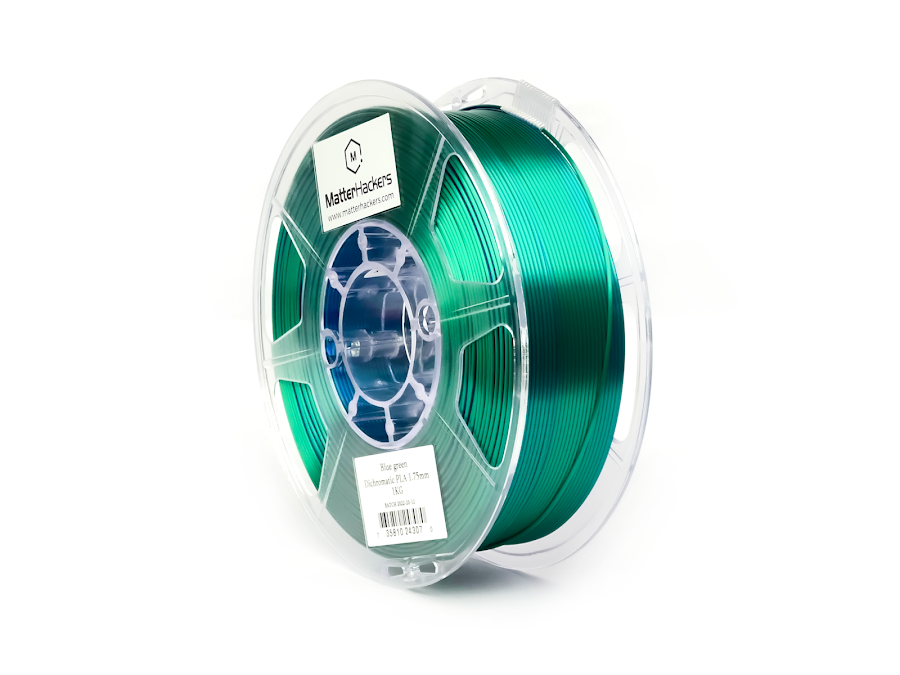 Blue Green Silky MH Build Series Magic PLA Filament - 1.75mm (1kg