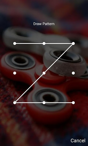 Fidget Spinner Lock Screen Pin Pattern Spinner