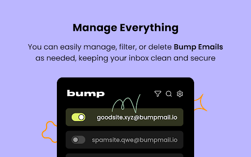 Bump - Hide Your Email