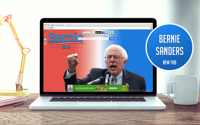 Bernie Sanders Tribute New Tab